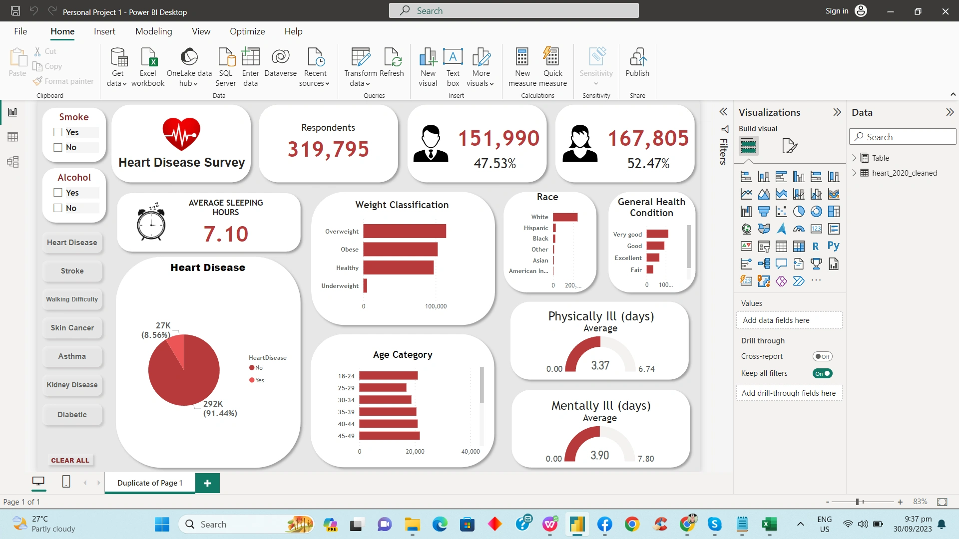 powerbi survey result
