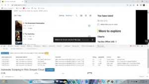 webscraping via webscrapper extension