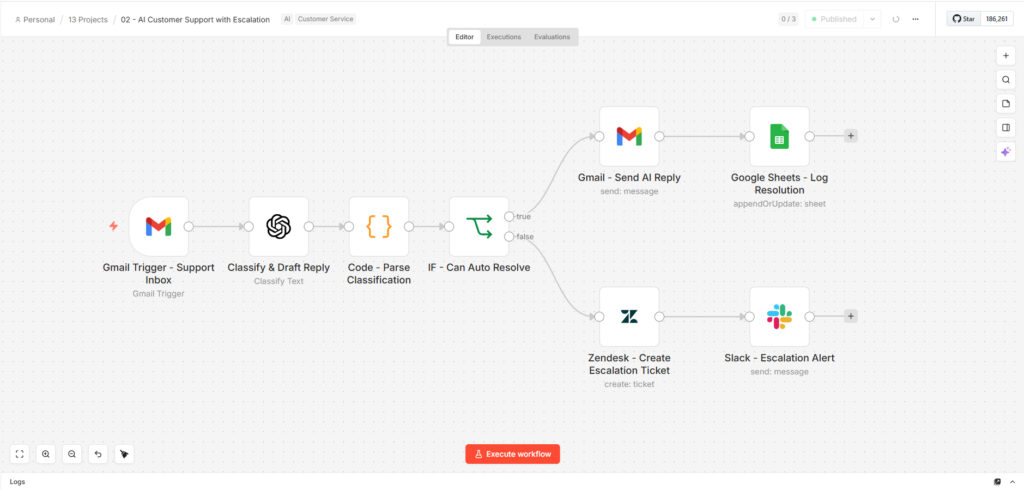 ai customer support with escalation