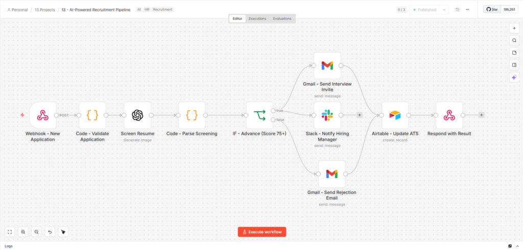 ai powered recruitment pipeline