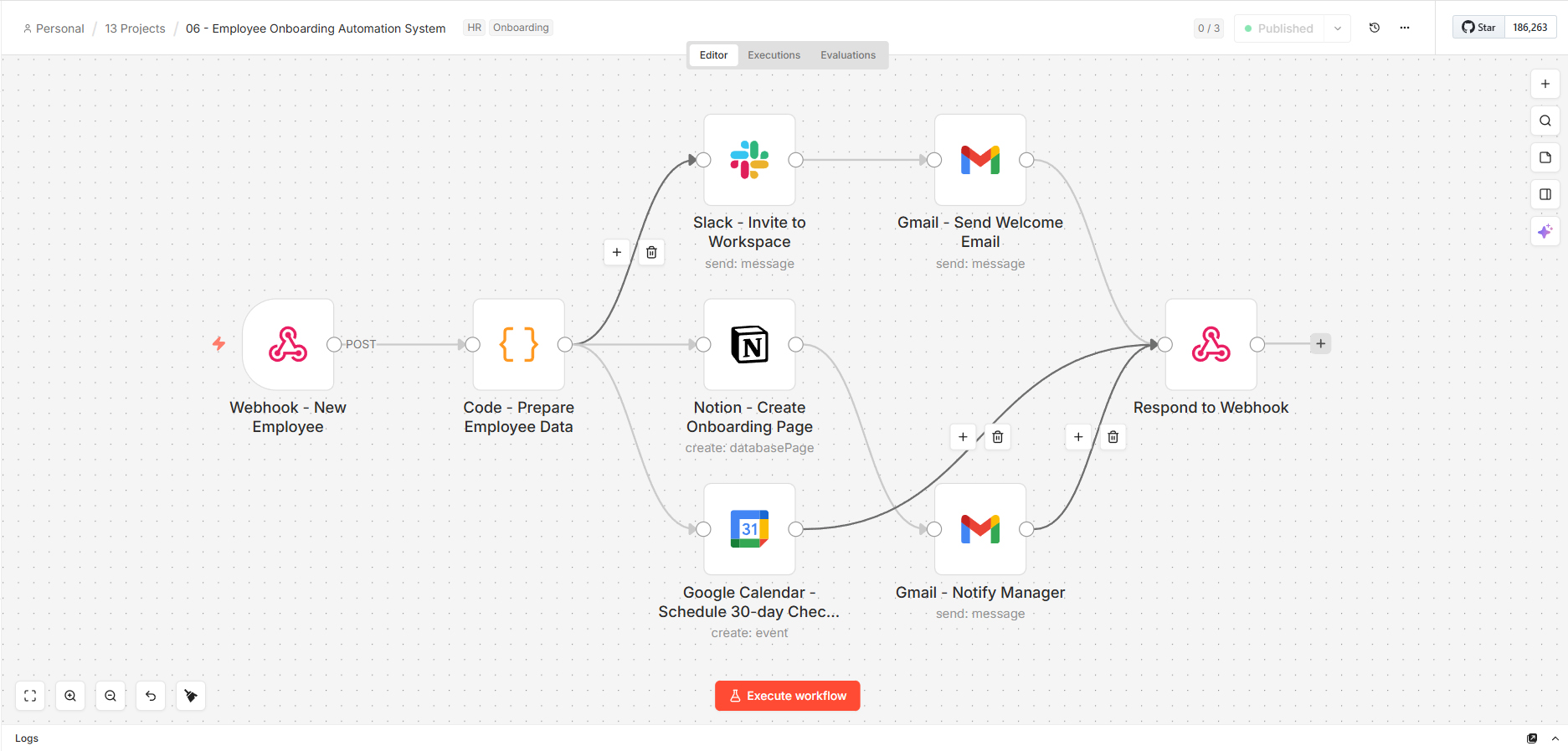 Employee Onboarding Automation screenshot