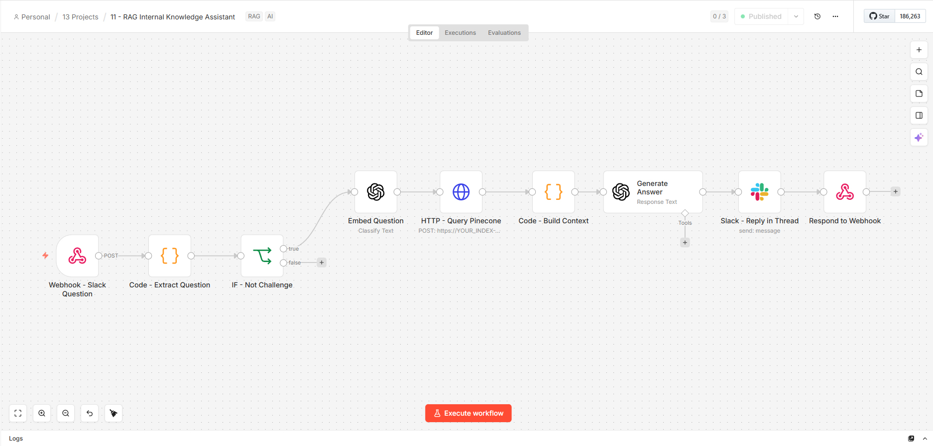 RAG Knowledge Assistant screenshot